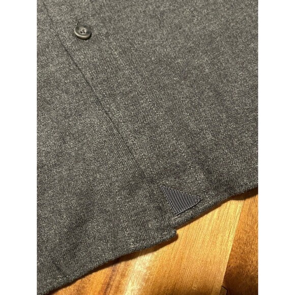 UNTUCKit Flannel Shirt Mens 3XL XXXL Grey Long Sleeve Button Down Pocket EUC - Picture 5 of 5